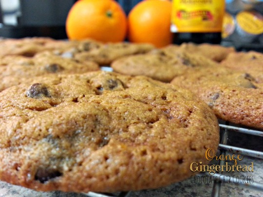 orange gingerbread cookie